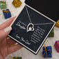 Daughter - You Are The Light Of My LIfe - Love Dad - Forever Love Necklace
