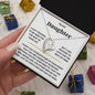 To My Daughter - Forever Love Necklace