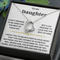 To My Daughter - Forever Love Necklace