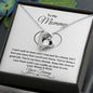 To My Mommy- Love, Your Tummy - Forever Love Necklace