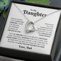 Daughter - I Believe in You- Forever Love Necklace