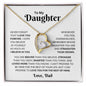 Daughter - I Believe in You- Forever Love Necklace