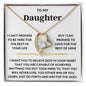 To My Daughter - Forever Love Necklace