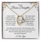Bonus Daughter - Family - Forever Love Necklace