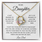 Daughter- Believe in Your Heart - Forever Love Necklace