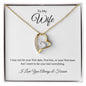 To My Wife - Forever Love Necklace