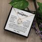Daughter - I Believe in You- Forever Love Necklace