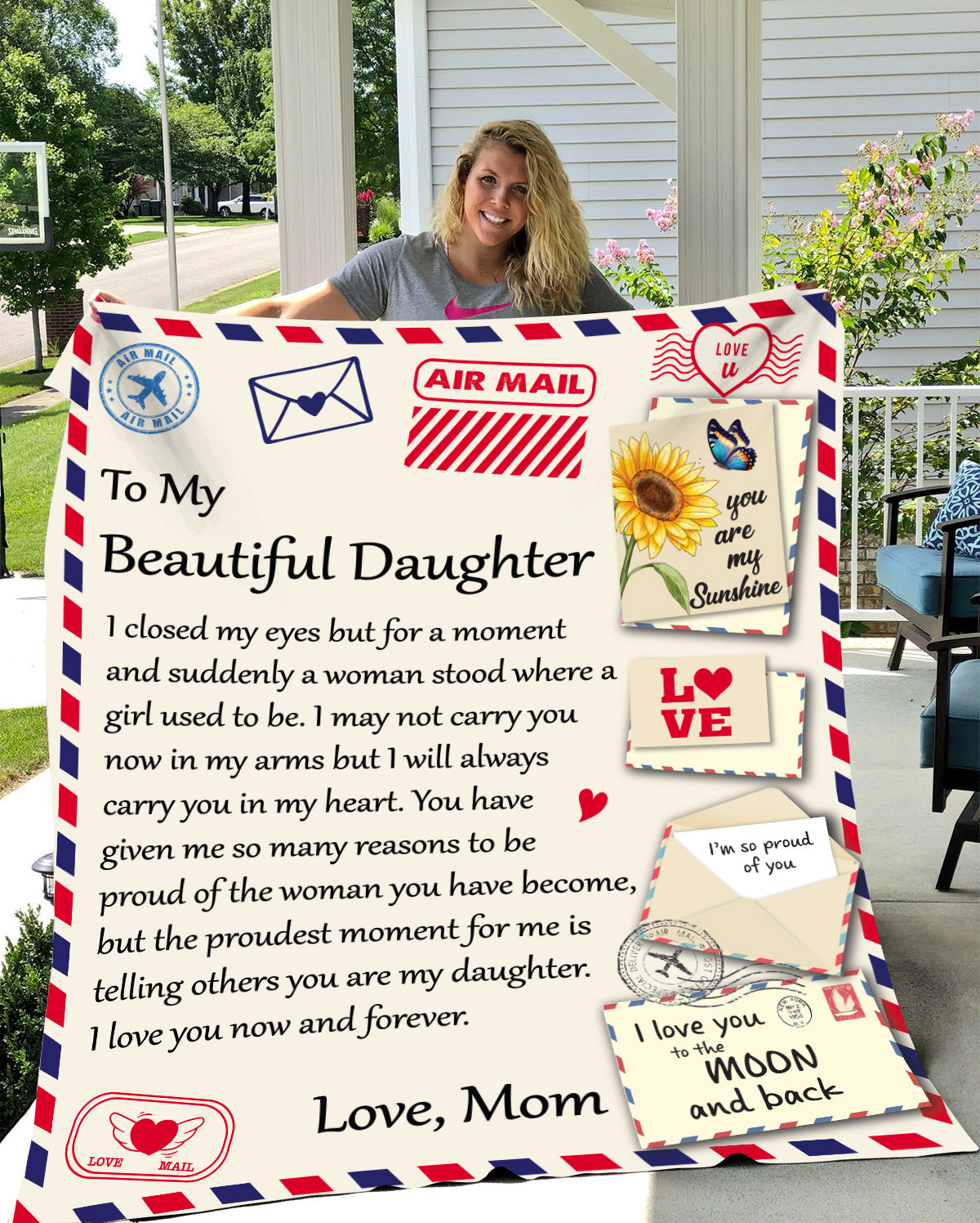 Letter Blanket - To My Daughter