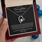 To My Daughter -  Forever My Little Girl - Forever Love Necklace