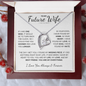 To My Future Wife – My Missing Piece - Forever Love Necklace