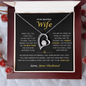 To My Wife| I May Not Have Been Your First, But I Want To Be Your Last | Forever Love Necklace