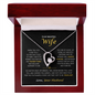 To My Wife| I May Not Have Been Your First, But I Want To Be Your Last | Forever Love Necklace