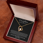 To My Daughter -  Forever My Little Girl - Forever Love Necklace