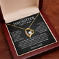 To My Daughter - Straighten Your Crown - Forever Love Necklace