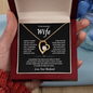 To My Wife - Can't Live Without You - Forever Love Necklace