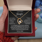 To My Daughter - I  Love You Forever - Forever Love Necklace