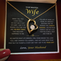 To My Wife| I May Not Have Been Your First, But I Want To Be Your Last | Forever Love Necklace