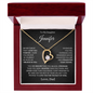 To My Daughter - I  Love You Forever - Forever Love Necklace
