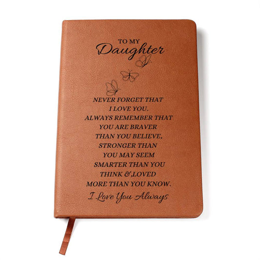 Daughter, Never Forget That I Love You Journal