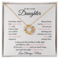 To Daughter - Beautiful Chapter - Love Knot Necklace