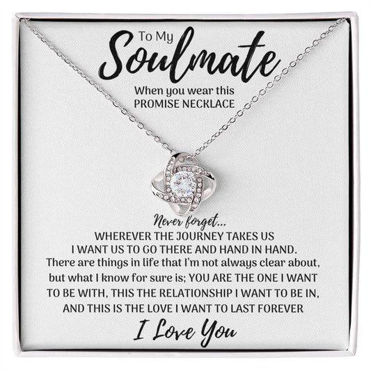 Soulmate - Never Forget - Love Knot Necklace