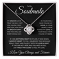 To My Soulmate - You Took My Breath Away - Love Knot  Necklace