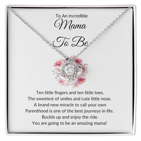 Incredible Mama to Be - Love Knot Necklace