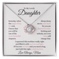 To Daughter - Beautiful Chapter - Love Knot Necklace
