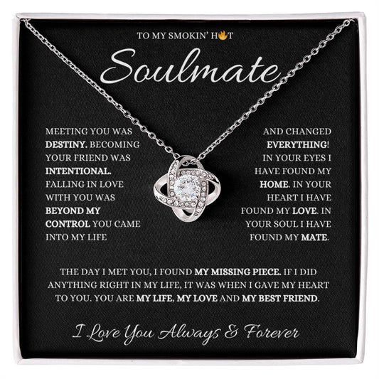 Smoking Hot Soulmate - Love Knot Necklace