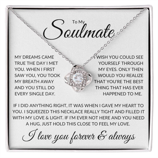 Soulmate - My Dreams Came True - Love Knot Necklace