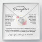 My Lovely Daughter - Love Knot Necklace