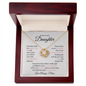 To Daughter - Beautiful Chapter - Love Knot Necklace