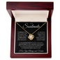 To My Soulmate - You Took My Breath Away - Love Knot  Necklace