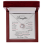 To Daughter - Beautiful Chapter - Love Knot Necklace