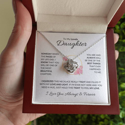 My Lovely Daughter - Love Knot Necklace