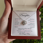 To Daughter - Beautiful Chapter - Love Knot Necklace