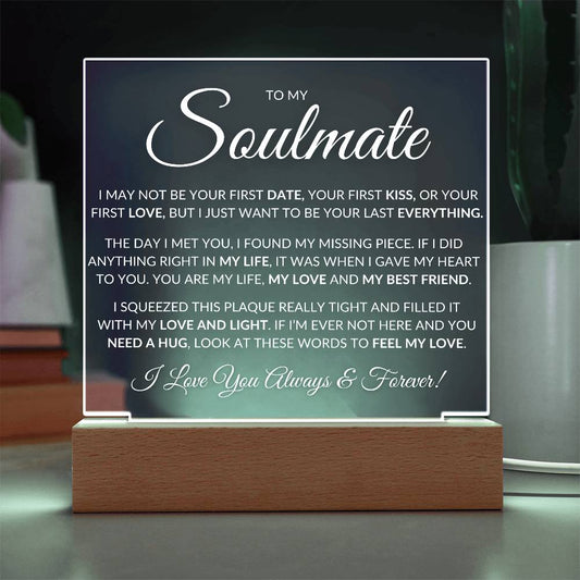 Soulmate - My Missing Piece -Acrylic Plaque