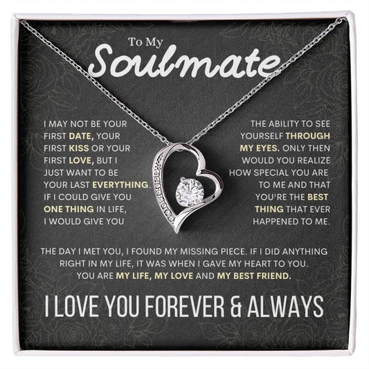 Soulmate - Forever and Always - Forever Love Necklace BWG