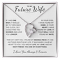 To My Future Wife – My Missing Piece - Forever Love Necklace