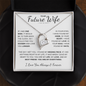 To My Future Wife – My Missing Piece - Forever Love Necklace