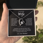 To My Wife - Can't Live Without You - Forever Love Necklace