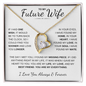 To My Future Wife – My Missing Piece - Forever Love Necklace