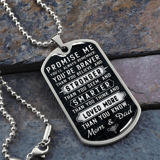Promise Me - Dog Tag