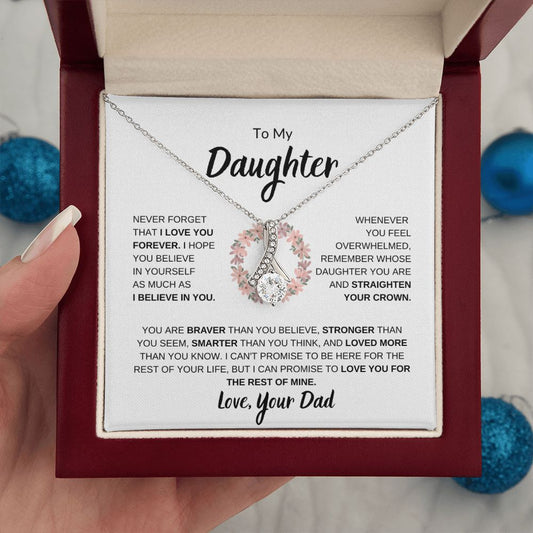 Daughter - Straighten Your Crown - Alluring Beauty Necklace