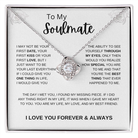 Soulmate - Missing Piece - Forever Love Necklace