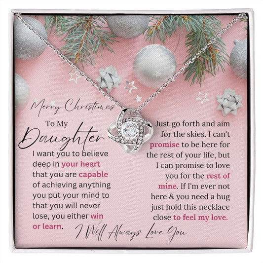 Deep In Your Heart |Daughter|  Love Knot Necklace