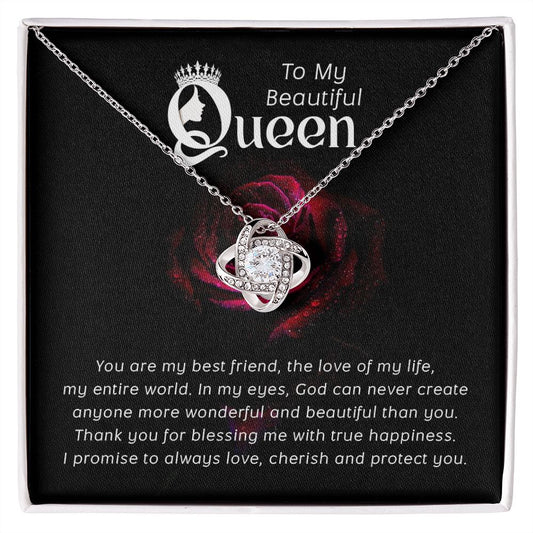 Beautiful Queen - Love Knot Necklace