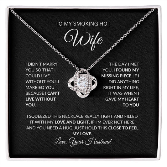 Smoking Hot Wife - Love Knot Necklace