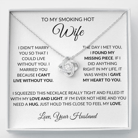 Smoking Hot Wife - Love Knot Necklace