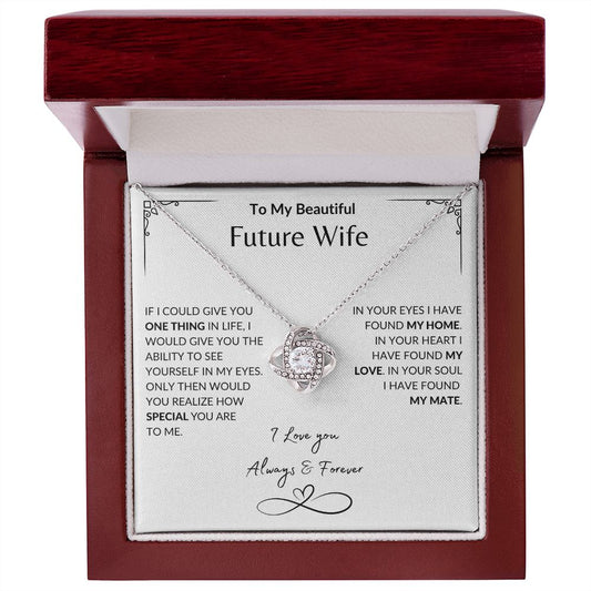 Beautiful Future Wife - Love Knot Necklace